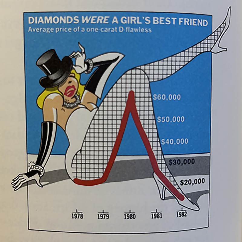 An image of the cover of Edward Tufte's book The Visual Display of Quantitative Information