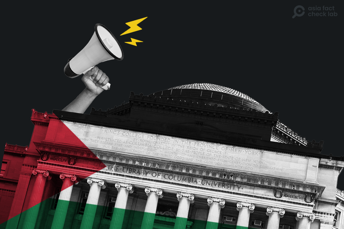 Palestine Demonstrations rumors photo illustration